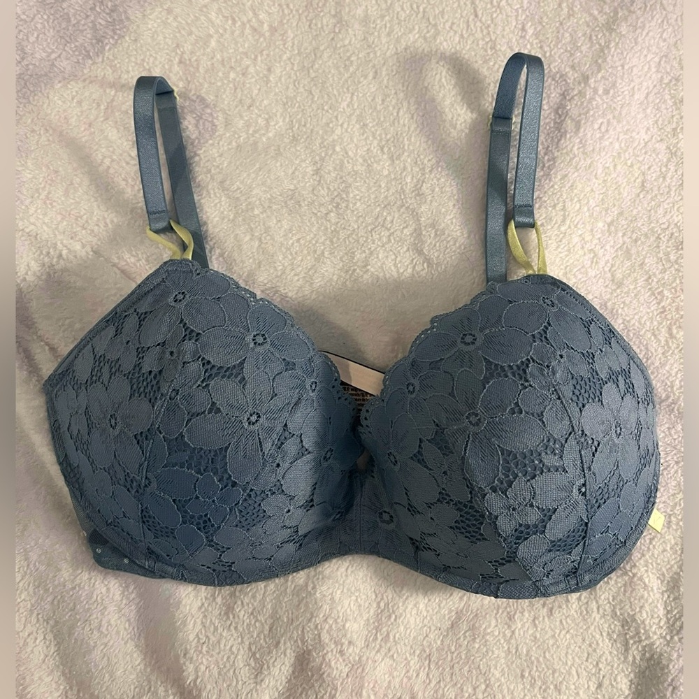 Victoria Secret Blue Lace Bra